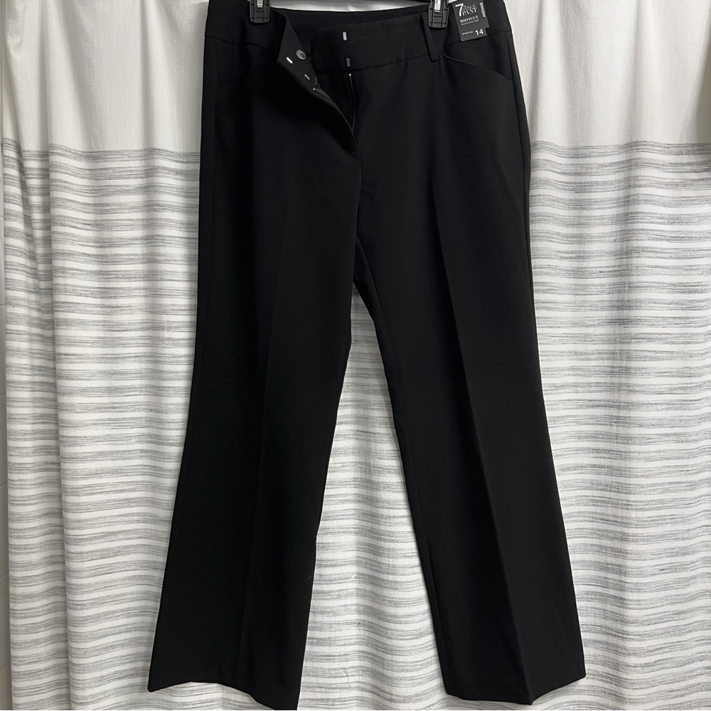 NY & C Black Slacks.  7th Ave Pant NWT size 14